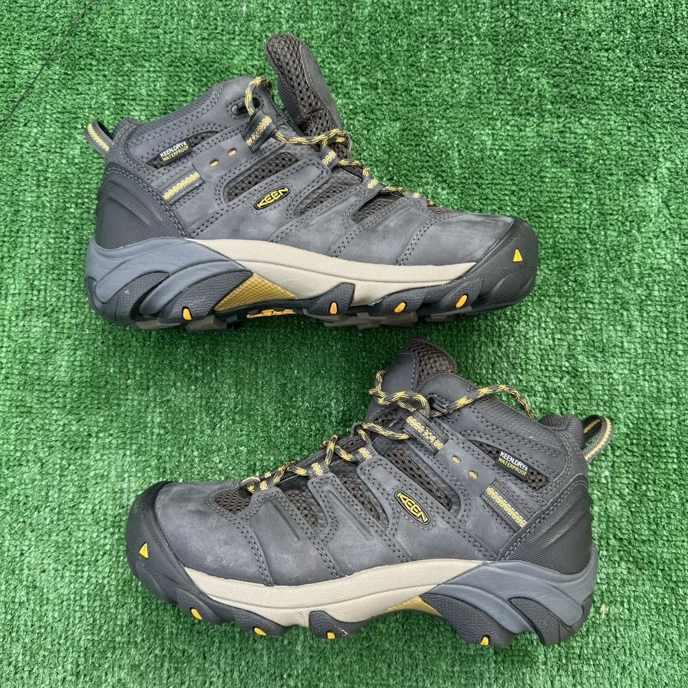 KEEN Utility Lansing Mid Waterproof Steel Toe Work Boots Men's Sz 7.5D 1018079D